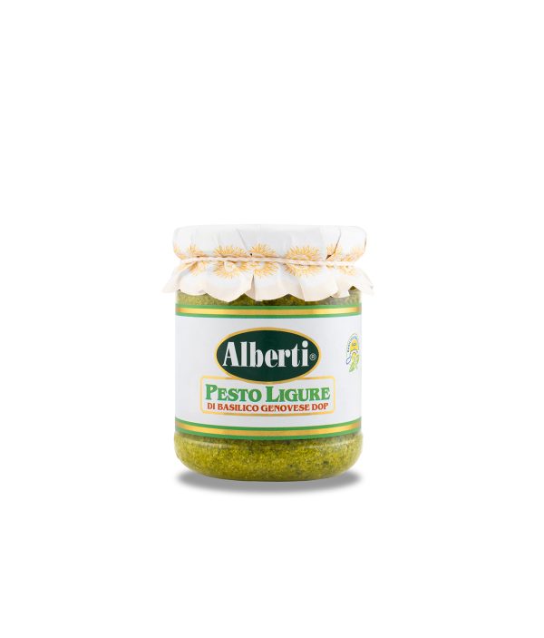 Pesto Ligure di Basilico Genovese D.O.P. Luxury con Olio Extravegine di Oliva - 190 gr